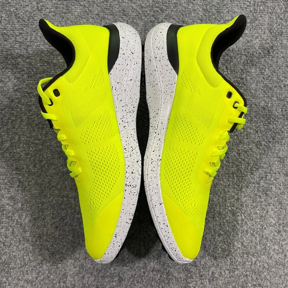 Footjoy FJ Flex Spikeless Golf Shoes Mens 9.5 Wide Citrus Glow Yellow 56145 NEW